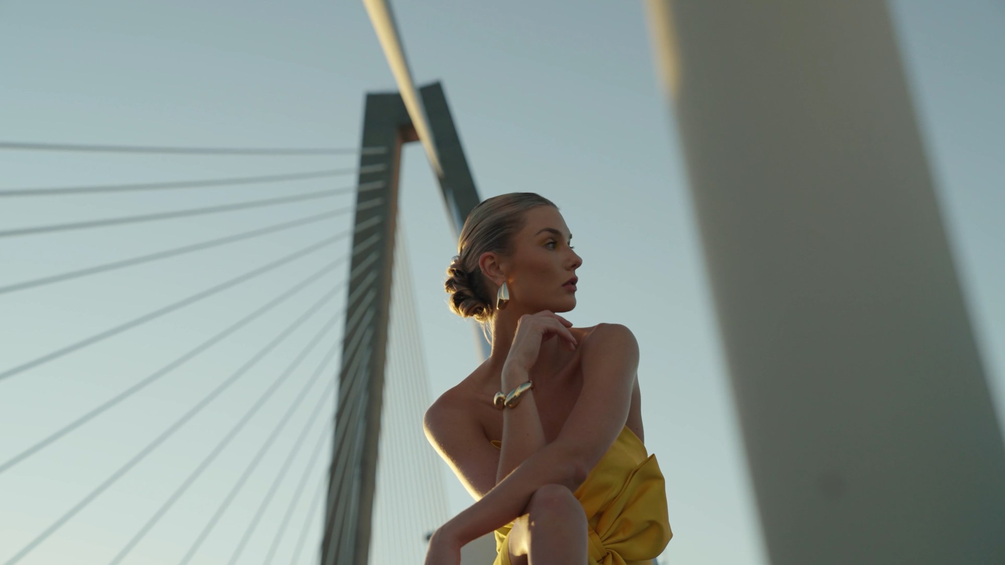 The Bridge, a CINÉ fashion film, Ravenel Bridge, Charleston